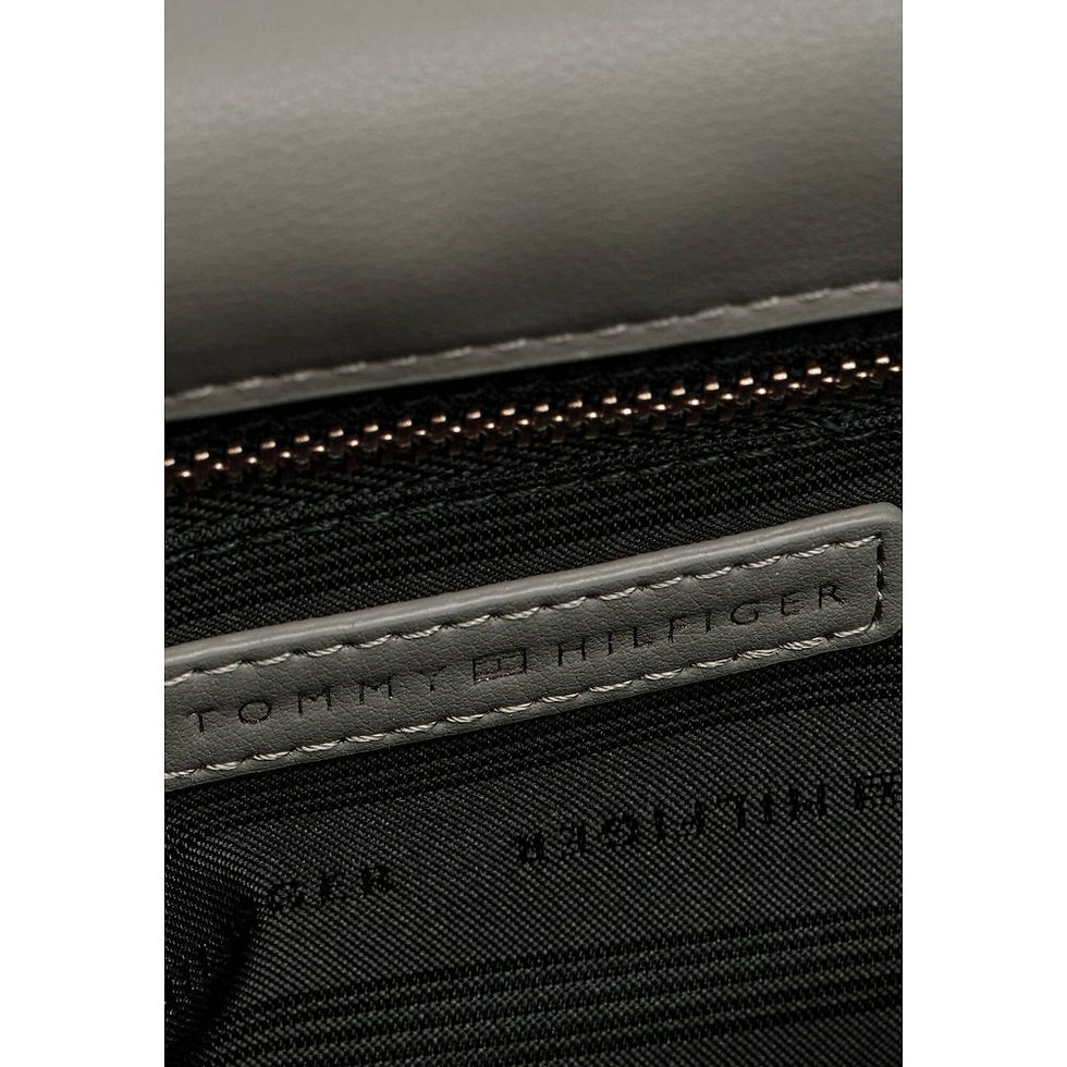 Thumbnail: Tommy Hilfiger Gray Polyester Handbag