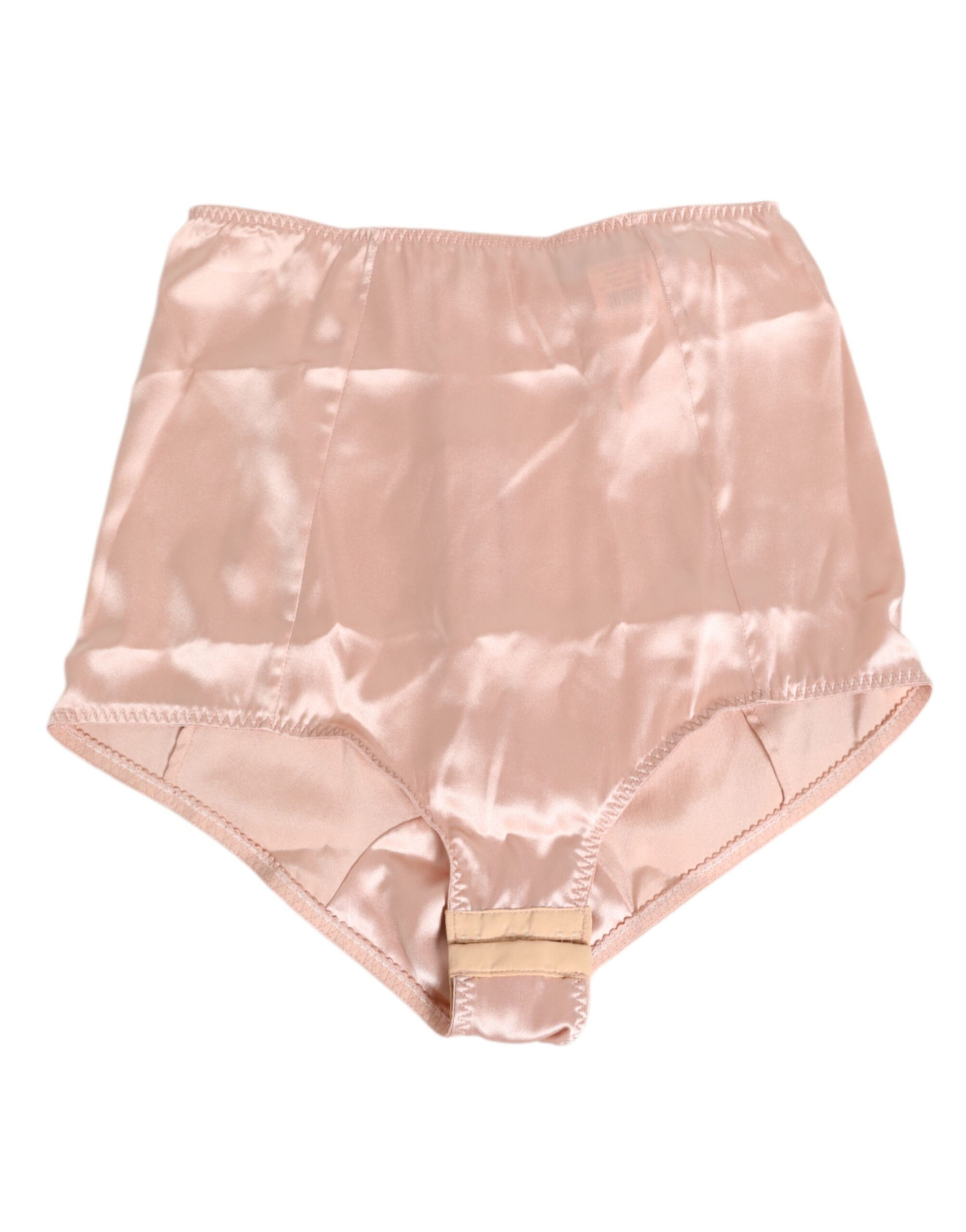 Dolce & Gabbana Pink Acetate High Waist Shorts Panty Underwear