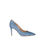 Thumbnail: Gianvito Rossi Blue Leather High Heel Pumps
