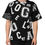 Thumbnail: Dolce & Gabbana Black Cotton Letter Print Short Sleeve T-shirt