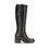Thumbnail: Chloé Black Calf Leather Bos Taurus Lace-Up Boots