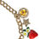 Thumbnail: Dolce & Gabbana Gold Chain Rose Cross Strawberry Star Pendant Necklace