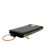 Thumbnail: Dolce & Gabbana Black Leather Logo Plaque Neck Strap Card Coin Wallet