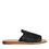 Thumbnail: Dolce & Gabbana Black Monochrome Braided Raffia Slides Shoes