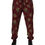 Thumbnail: Dolce & Gabbana Burgundy Peacock Feather Print Jogger Pants