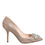 Thumbnail: Dolce & Gabbana Beige Leather Crystal Embellished Pumps Shoes