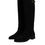Thumbnail: Dolce & Gabbana Black Suede Leather Knee High Boots Shoes