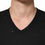 Thumbnail: Dolce & Gabbana Black Cotton Tattered Logo V-Neck Men T-shirt