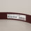 Thumbnail: Dolce & Gabbana Maroon Calf Leather Silver Tone Metal Buckle Belt