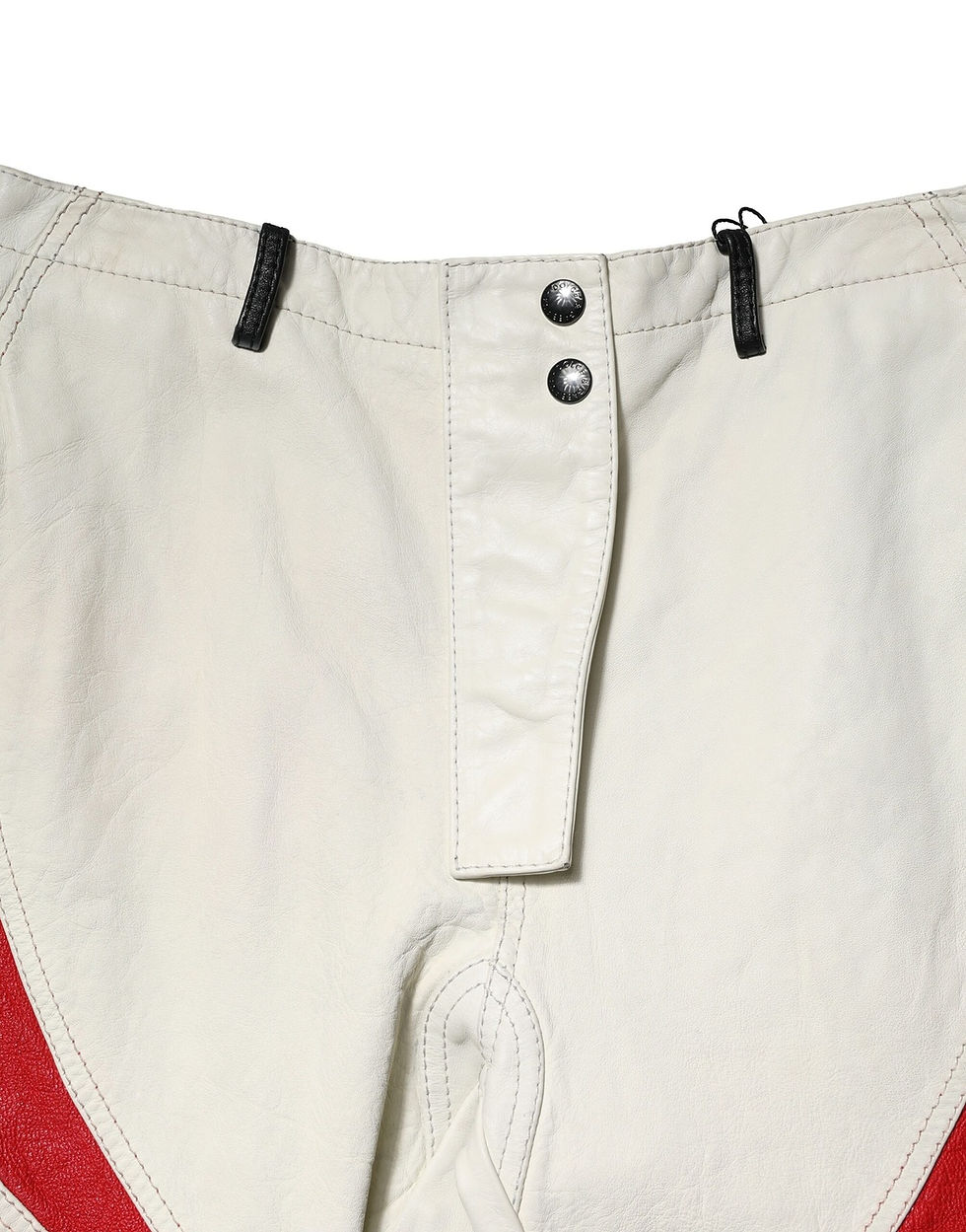 Thumbnail: Dolce & Gabbana Multicolor Lambskin Tapered Men Pants