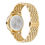 Thumbnail: Versace Gold Stainless Steel Dress Watch