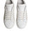 Thumbnail: Dolce & Gabbana White Lace Leather Low Top Sneaker Shoes
