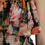 Thumbnail: Dolce & Gabbana Multicolor Floral Chiffon Tiered Maxi Dress