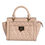 Thumbnail: Michael Kors Peach Quilted Leather Logo Crossbody VIVIANNE Messenger Bag
