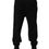 Thumbnail: Dolce & Gabbana Black Cotton Drawstring Logo Sweatpants Pants