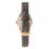 Thumbnail: Folli Follie Gray Leather Dress Watch