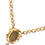 Thumbnail: Dolce & Gabbana Gold Brass Chain Pearl Pendant Charm Necklace