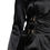 Thumbnail: Emporio Armani Black Satin Long Sleeves Wrap Sheath Mini Dress