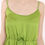 Thumbnail: Dsquared² Green Spaghetti Strap Long A-line Pleated Dress