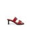 Thumbnail: Ganni Red Leather Sandal