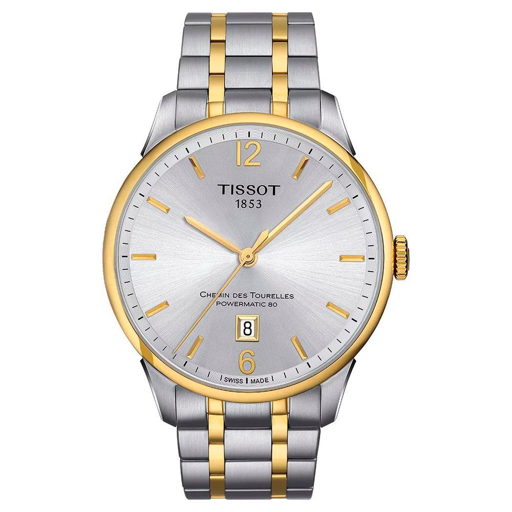 Tissot Gray Stainless Steel Dress Watch