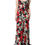 Thumbnail: Dolce & Gabbana Black Floral Silk Sleeveless Long Gown Dress