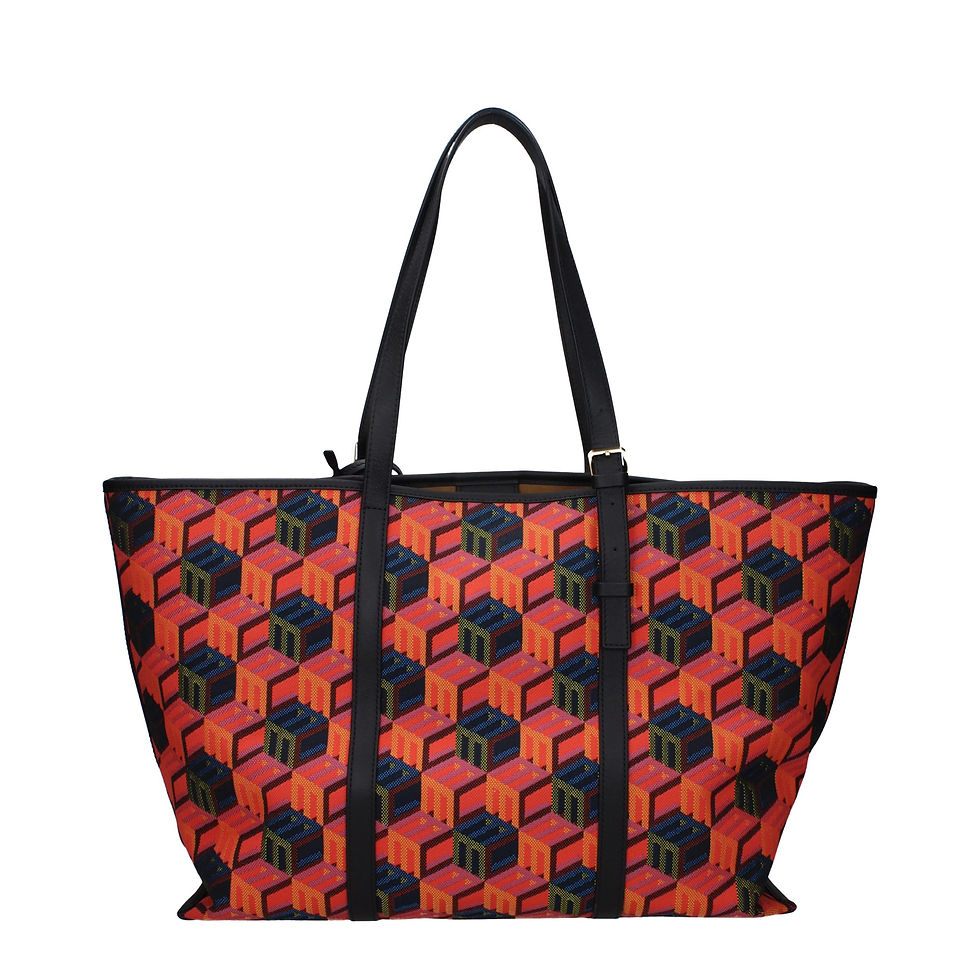 Thumbnail: MCM Multicolor Fabric Shoulder Bag