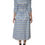 Thumbnail: Dolce & Gabbana Light Blue Silver Jacquard A-line Midi Dress