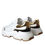 Thumbnail: Dolce & Gabbana White Gold DAYMASTER Leather Sneakers Shoes