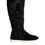 Thumbnail: Dolce & Gabbana Black Xiangao Lamb Fur Leather Boots Shoes