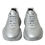 Thumbnail: Dolce & Gabbana Silver DAYMASTER Leather Men Casual Sneakers Shoes