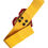 Thumbnail: Dolce & Gabbana Yellow Stretch Wide Waist Heart Embellished Belt