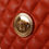 Thumbnail: Versace Red Nappa Leather Medusa Round Crossbody Bag