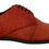 Thumbnail: Dolce & Gabbana Orange Exotic Leather Dress Derby Shoes