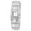 Thumbnail: Laura Biagiotti Silver Stainless Steel Bracelet Watch
