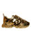 Thumbnail: Dolce & Gabbana Gold Daymaster Leather Low Top Sneakers Shoes