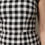 Thumbnail: Dolce & Gabbana White Black Checkered Sleeveless Sheath Dress