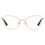 Thumbnail: Moschino Gold Metal Glasses (Frames)