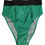 Thumbnail: Dolce & Gabbana Green DG Logo Lace High Brief Panty Underwear