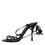 Thumbnail: Dolce & Gabbana Black Leather High Heels Keira Sandals Shoes