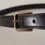 Thumbnail: Dolce & Gabbana Black Classic Calf Leather Vintage Metal Buckle Belt