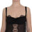Thumbnail: Dolce & Gabbana Black Silk Floral Lace Lingerie Top