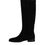 Thumbnail: Dolce & Gabbana Black Suede Leather Knee High Boots Shoes