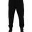 Thumbnail: Dolce & Gabbana Black Cotton Crown Jogger Sweatpants Pants