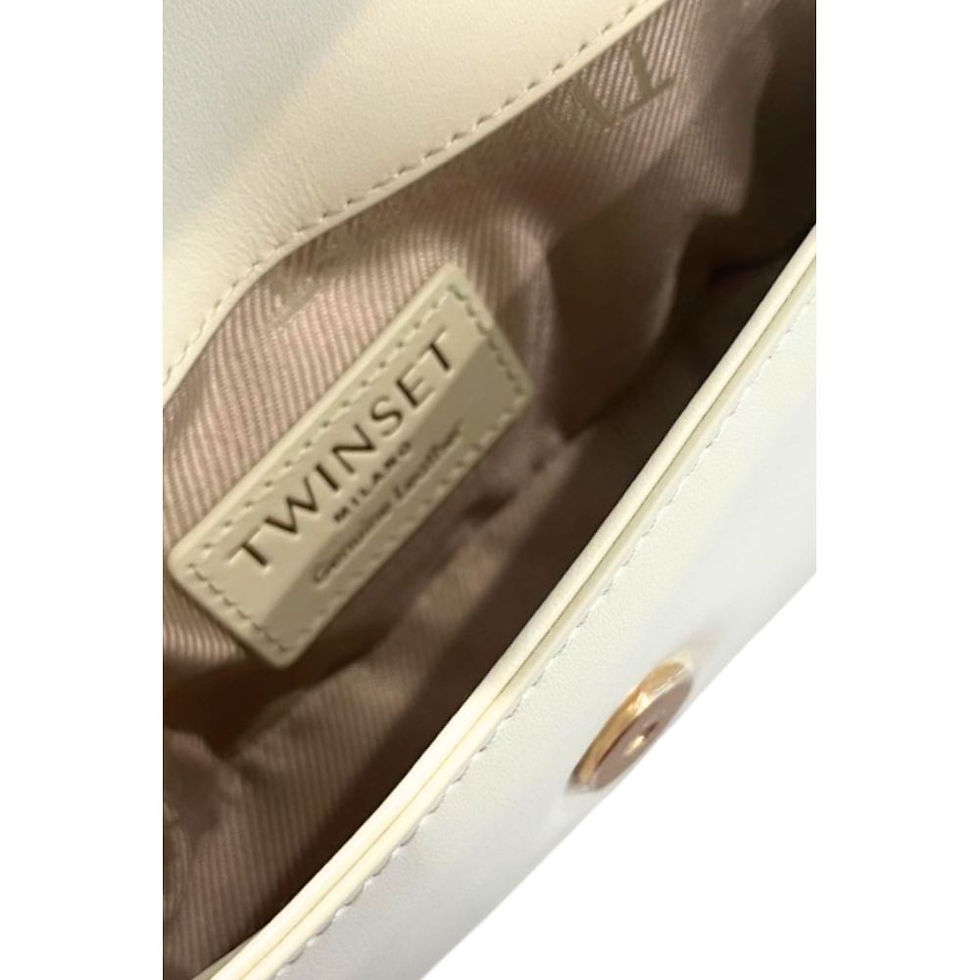 Thumbnail: Twinset White Polyethylene Clutch Bag