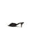 Thumbnail: Saint Laurent Black Calf Leather Bos Taurus High Heel Pumps