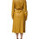 Thumbnail: PINKO Polyester Belted Shirt Midi Long Sleeve Yellow Mustard