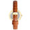 Thumbnail: Nine West Brown Leather Dress Watch