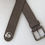 Thumbnail: Dolce & Gabbana Brown Leather Metal Buckle Men Cintura Belt