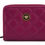 Thumbnail: Versace Purple Nappa Leather Bifold Zip Around Wallet